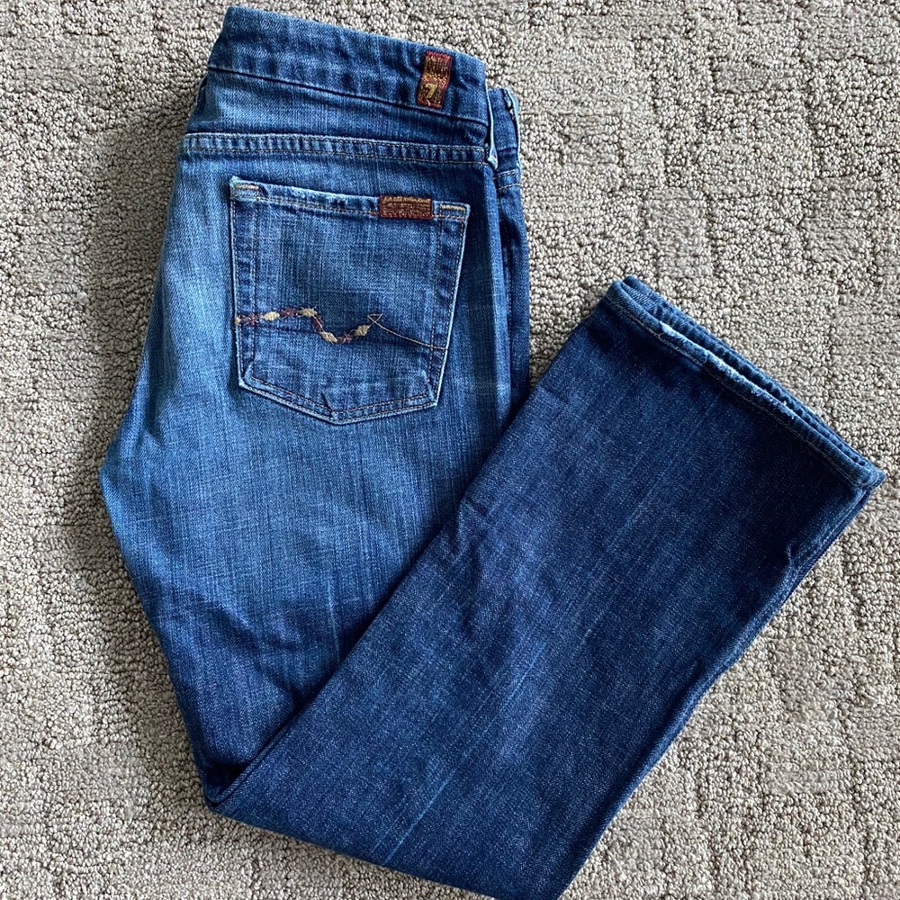 7 for all Mankind Medium Wash Flare Jean